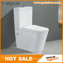 New Top Selling Custom Color Toilet Set, Type Wc Toilet , Wash down Two Piece Toilet Price